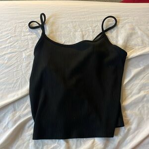 american eagle black tank